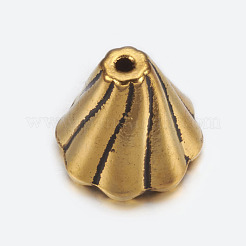 Tibetan Style Bead Caps&nbsp;LS-TIBEB-EA10181Y-AG-FF