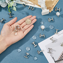 DIY Blank Dome Cufflinks Making Kit&nbsp;DIY-DC0002-60A