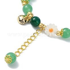 Natural Malaysia Jade Beads Stretch Bracelets for Women&nbsp;BJEW-JB11360-03