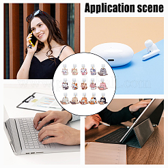 15Pcs PVC Mobile Dustproof Plugs&nbsp;HJEW-GA00074