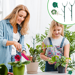10Pcs Plastic Gardening Plant Support Frame&nbsp;AJEW-WH0596-923