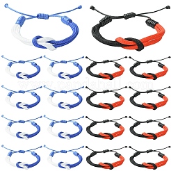 6Pcs Waxed Polyester Cord Bracelets&nbsp;BJEW-YW00018-01