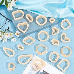 Plastic Clay Cutter Sets&nbsp;TOOL-WH0155-18