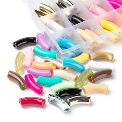 72Pcs 18 Style CCB Plastic & Imitation Gemstone & Opaque Acrylic Beads&nbsp;MACR-LS0001-05A
