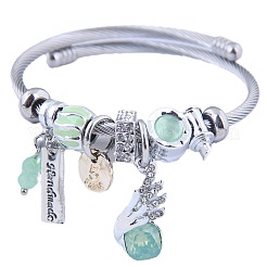 304 Stainless Steel European Bangles&nbsp;FS-WG0F961-02
