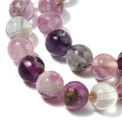 Natural Purple Fluorite Beads Strands&nbsp;X-G-G184-A01-01