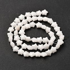 Natural White Jade Beads Strands&nbsp;G-Z080-A23-8mm
