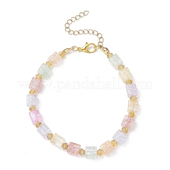 Crackle Glass & Electroplate Glass Beaded Bracelets for Women&nbsp;BJEW-JB12833