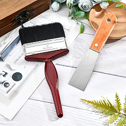2 Pcs 2 Styles Bristle Paint Brush&nbsp;TOOL-NB0001-72