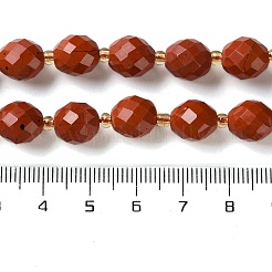 Natural Red Jasper Beads Strands&nbsp;G-N342-149A-03