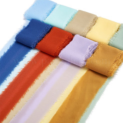 22.5M 9 Colors Polyester Frayed Ribbon&nbsp;OCOR-TA0001-91