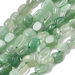 Natural Green Aventurine Beads Strands&nbsp;G-P601-A07-02