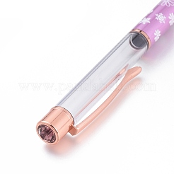 Christmas Creative Empty Tube Black Ink Ballpoint Pens&nbsp;AJEW-K028-A04