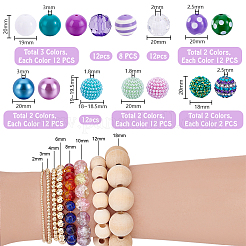 DIY Round Beads Findings Kits&nbsp;DIY-PH0031-64