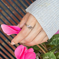 Word FAITH OVER FEAR Zinc Alloy Cuff Rings&nbsp;FS-WGC3908-02
