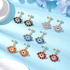 Glass Seed Beads Stud Earrings&nbsp;EJEW-MZ00270