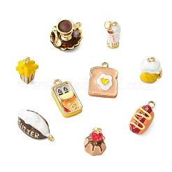 9Pcs 9 Styles Alloy Enamel Charms&nbsp;FIND-CJ0005-09