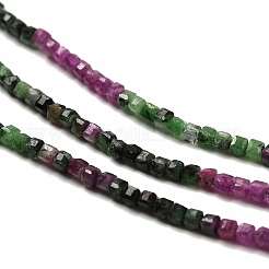 Natural Ruby in Zoisite Beads Strands&nbsp;LS-G-K373-A02-01
