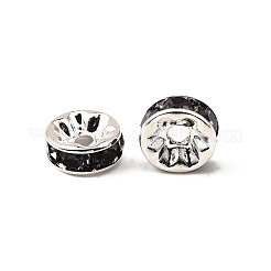 Brass Rhinestone Spacer Beads&nbsp;X-RB-A014-Z8mm-18S