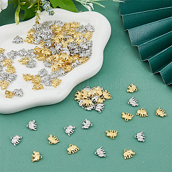120Pcs 2 Colors Metal Alloy Charms&nbsp;FIND-DC0004-55