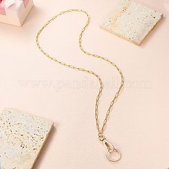 Stainless Steel Paperclip Chains Keychain&nbsp;HJEW-SW00179-01