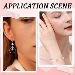 10Pcs Brass Clear Cubic Zirconia Tiny Cross Charms&nbsp;KK-BBC0015-92