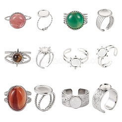 DIY Gemstone Ring Making Kit&nbsp;DIY-TA0005-21