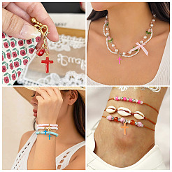 50Pcs 304 Stainless Steel Enamel Charms&nbsp;STAS-TA0003-32B