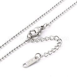 304 Stainless Steel Ball Chain Necklaces&nbsp;NJEW-JN03565