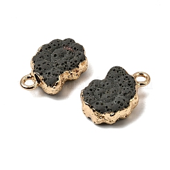 Dyed Synthetic Lava Rock Pendants&nbsp;G-P614-05G-06