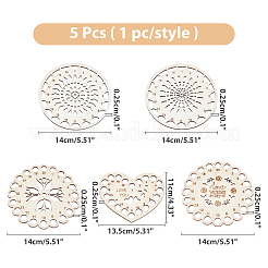5 Styles Cottonwood Embroidery Floss Organizer&nbsp;DIY-NB0004-91