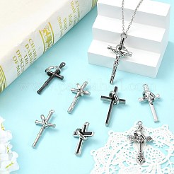 8Pcs 8 Styles Tibetan Style Alloy Big Pendants&nbsp;FIND-CJ0005-85