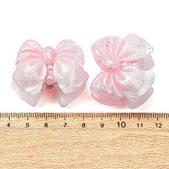 Luminous Opaque Resin & Rhinestone & Polymer Clay Beads&nbsp;RE-CBA1913-02H