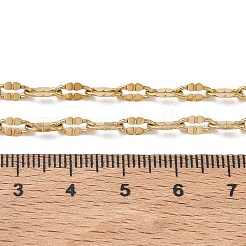 4MM 304 Stainless Steel Dapped Chain Necklaces&nbsp;NJEW-D328-03G-01