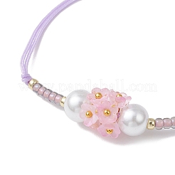 Adjustable Nylon Cord Braided Beads Bracelets&nbsp;BJEW-MZ00170-04