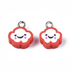 Handmade Polymer Clay Charms&nbsp;CLAY-N006-37B-01F