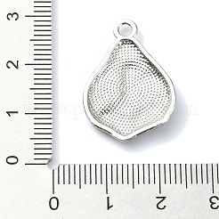 Rack Plating Alloy with Rhinestone Pendants&nbsp;FIND-Z051-02P-01