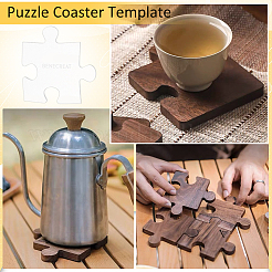 Transparent Acrylic Cup Mats&nbsp;AJEW--WH0513-03