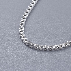 Brass Twisted Curb Chain Necklaces&nbsp;NJEW-BB10884-18