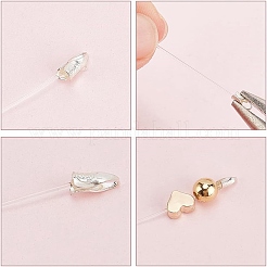 3 Styles 925 Sterling Silver Cord End&nbsp;STER-PH0002-45