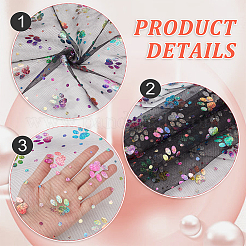 Halloween Bronzing Polyester Fabric&nbsp;OCOR-WH0067-99