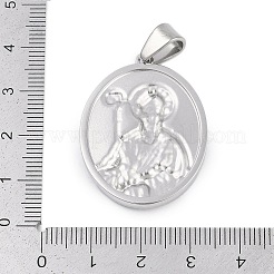 304 Stainless Steel Pendants&nbsp;STAS-M103-01AS-05