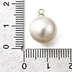 ABS Plastic Imitation Pearl Pendants&nbsp;FIND-H052-01G-01G