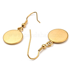 Ion Plating(IP) 304 Stainless Steel Earring Hooks&nbsp;STAS-F296-01G