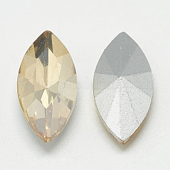 Pointed Back Glass Rhinestone Cabochons&nbsp;RGLA-T083-5x10mm-06