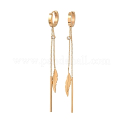 304 Stainless Steel Hoop Earrings&nbsp;EJEW-F393-13G