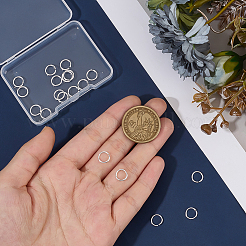 20Pcs 925 Sterling Silver Open Jump Rings&nbsp;STER-PH0003-66