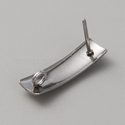 304 Stainless Steel Stud Earring&nbsp;STAS-WH0017-030P
