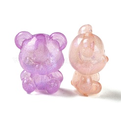 Luminous Transparent Acrylic Beads&nbsp;X-OACR-G033-06D
