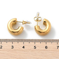 304 Stainless Steel Stud Earrings&nbsp;EJEW-U051-02G
